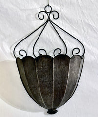 13 inch Metal Wall Sconce Container JT5630 Bronze