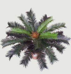 25 inch Artificial Silk Sago Palm Bush | Silk Plants Canada 29 Silk Plants Canada