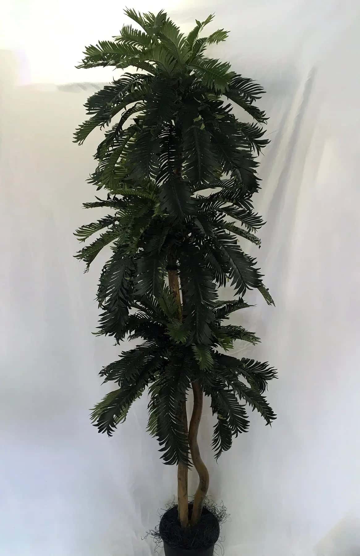 25 inch Artificial Silk Sago Palm Bush | Silk Plants Canada 29 Silk Plants Canada