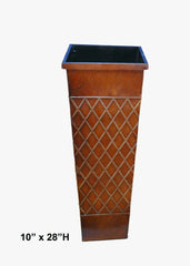 28 inch Metal Decorative Floor Vase 79 Silk Plants Canada