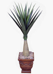 39 inch Artificial PVC Yucca Elephantipes Tree Potted 109 Silk Plants Canada