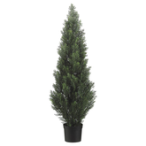 4 foot artificial pvc cedar for indoors and outdoors