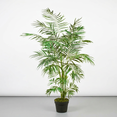 6 Foot Artificial Artificial Silk Areca Palm Tree placed in a neutral background