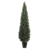7 foot artificial cedar tree potted for indoor and outdoor