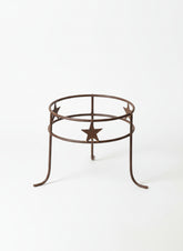 Large Metal Plant Holder Stand with 3-Star 2-Rings