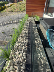 21 inch Artificial Plastic Grass Bush Green for Indoor and Outdoor