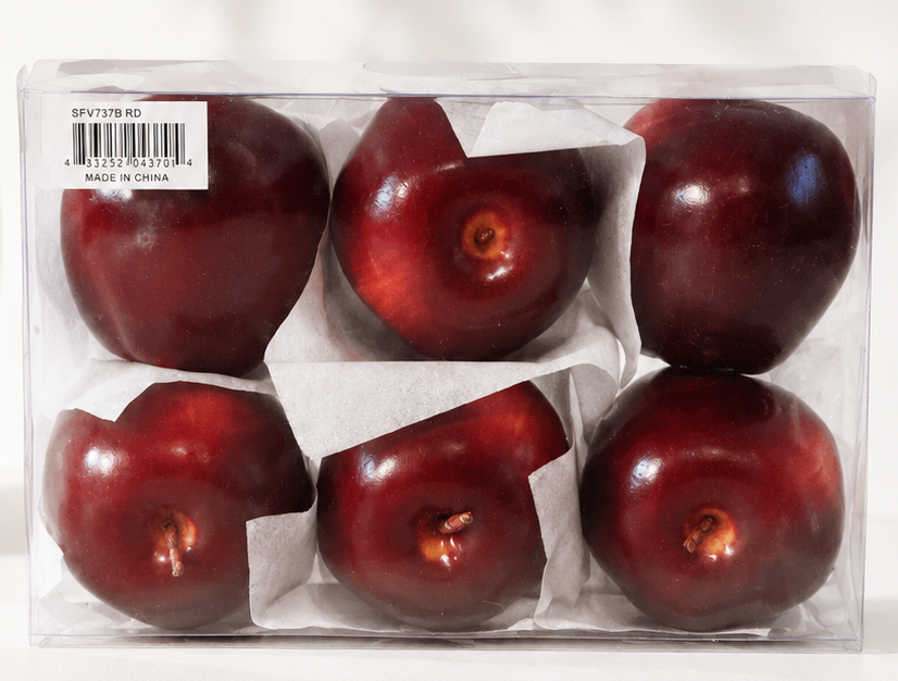set of 6 apples packaged ready for shipping