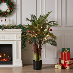 4' Artificial Silk Phoenix Palm Tree - Indoor/Outdoor Decor