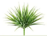 12 inch Artificial PVC Vanilla Grass Plant Green