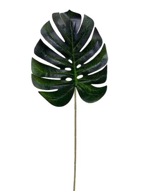 28 inch Artificial PVC Monstera or Split Leaf Spray Silk Plants Canada