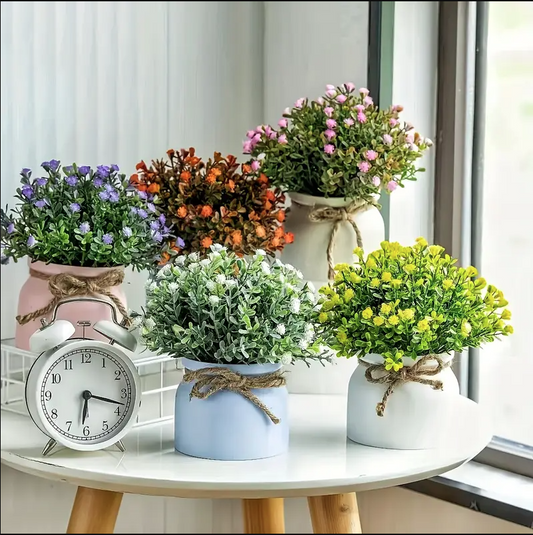 What types of artificial plants are best for low-light areas?