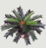 25 inch Artificial Silk Sago Palm Bush | Silk Plants Canada