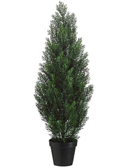 3 Foot Artificial PVC Cedar Tree for Indoor and Outdoor