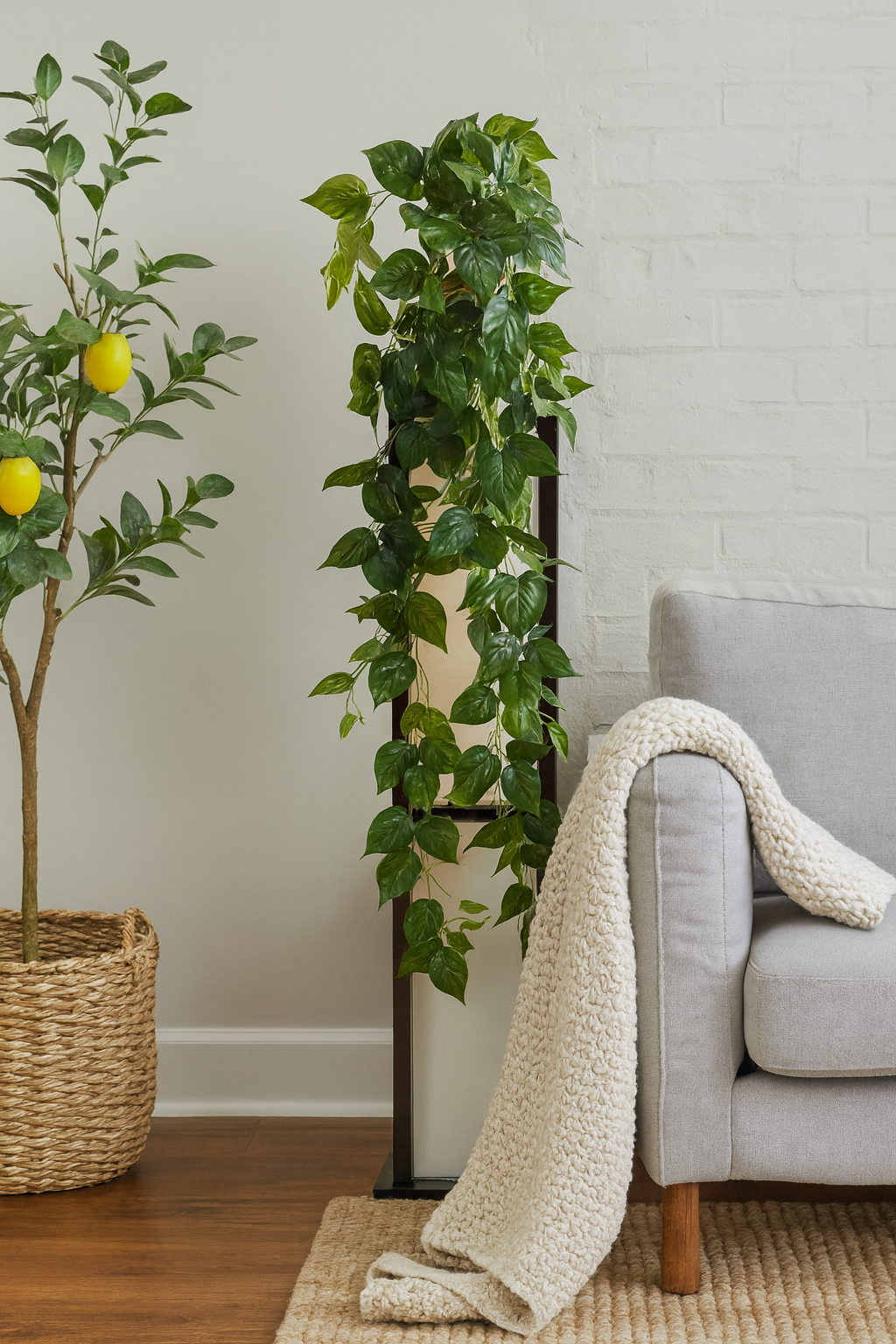 48 inch Artificial Silk Pothos Golden Ivy