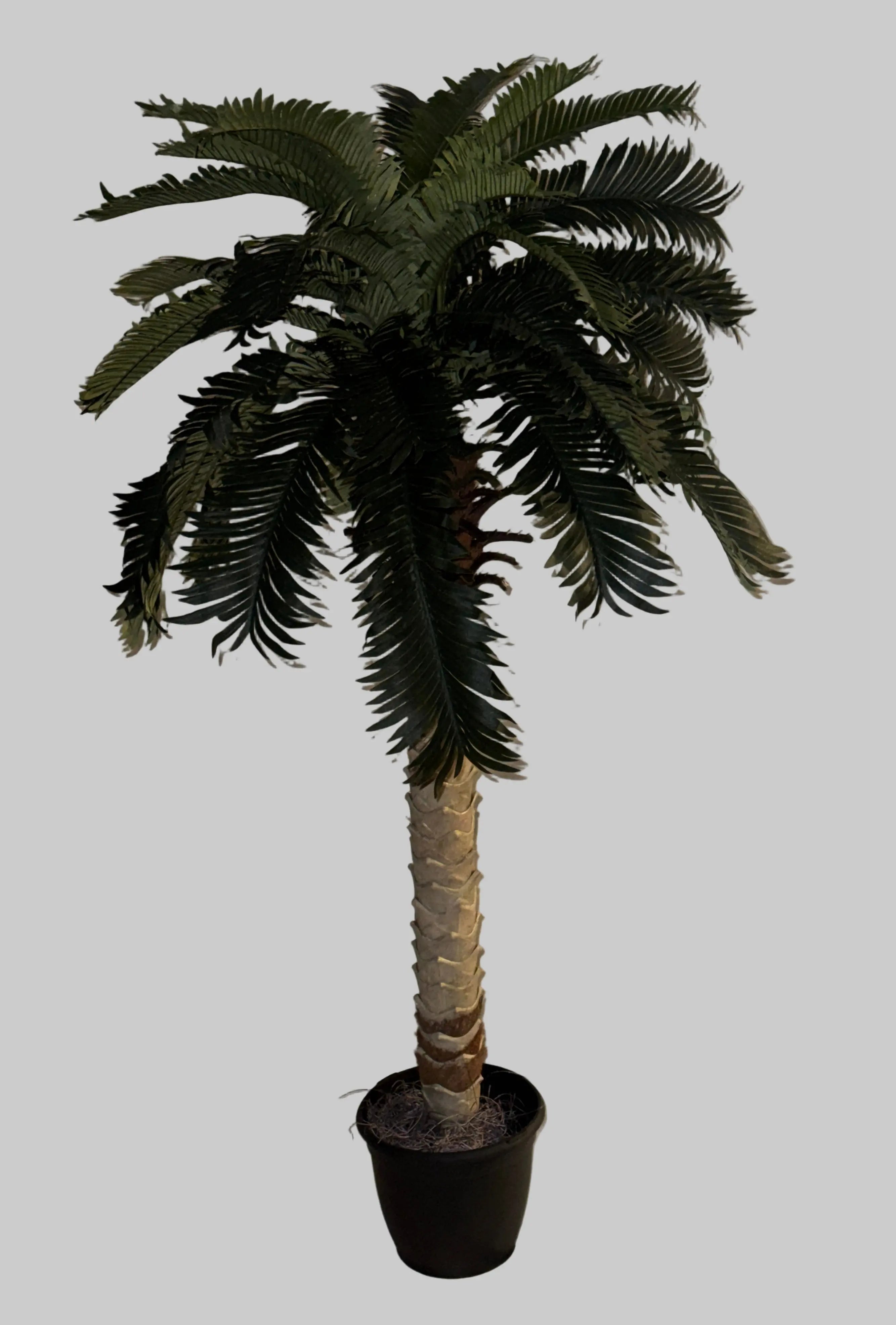 50" Artificial Silk Sago Palm Tree on PVC Trunk Silk Plants Canada