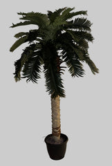 50" Artificial Silk Sago Palm Tree on PVC Trunk Silk Plants Canada