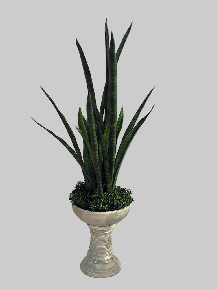 51 inch Snake w 4ppp in Deco Ceramic Container Silk Plants Canada