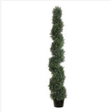 6 Foot Artificial PVC Cedar Spiral Topiary for Indoor and Outdoor Silk Plants Canada