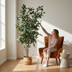 6 Foot Artificial Silk Camellia Tree Display Model | Silk Plants Canada