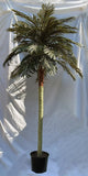 8 Foot Artificial Silk Phoenix Palm Tree for Indoor and Outdoor
