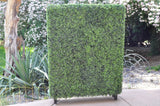 Artificial Boxwood Hedge UV Rated 40x10x50 inches for Indoor and Outdoor Privacy
