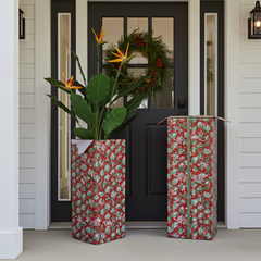 58" Artificial Silk Bird of Paradise Plant  arriving at the front door as a surprise gift. 