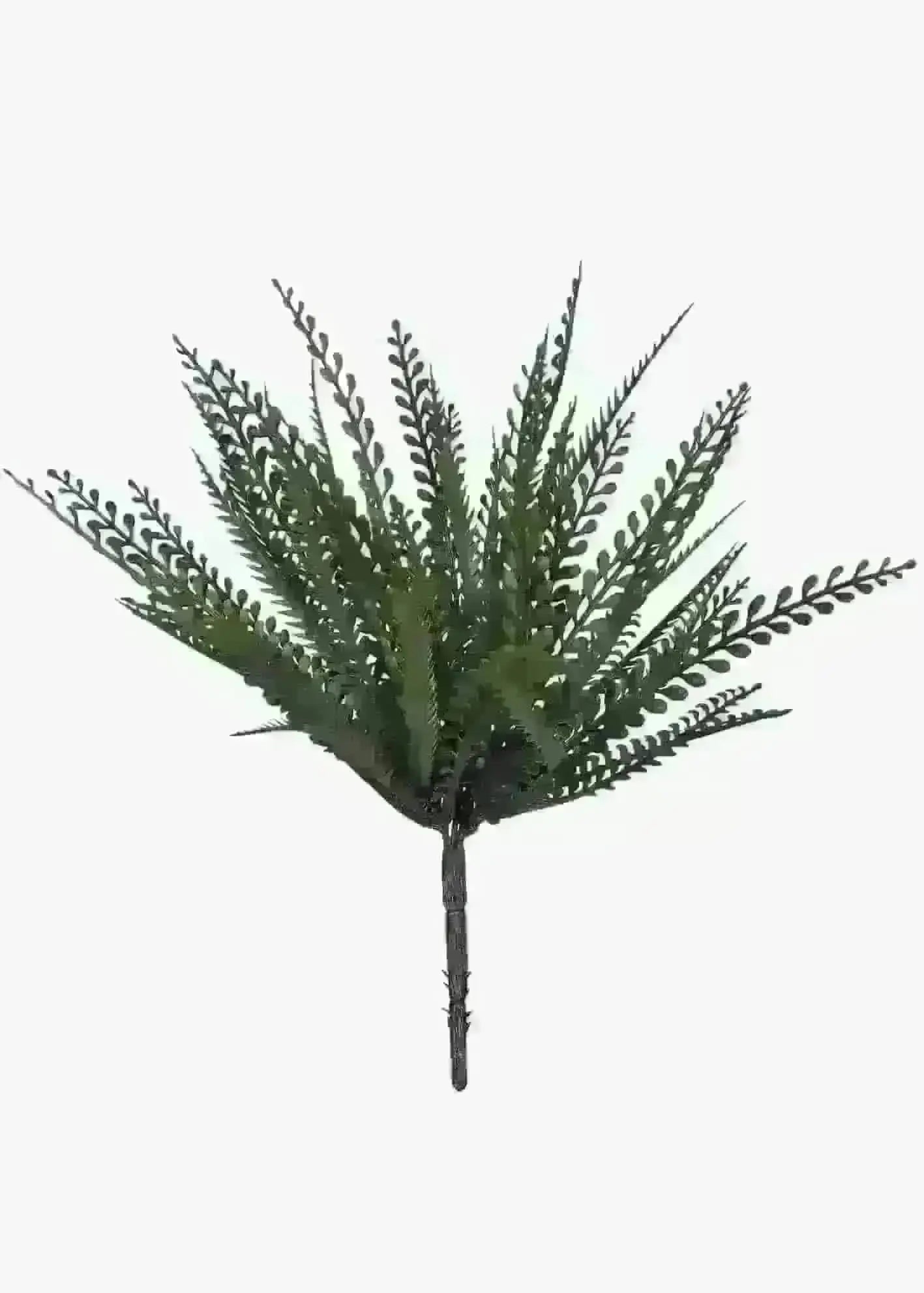 Artificial Flora-13 inch Artificial PVC Button Grass Bush | Silk Plants Canada-Silk Plants Canada