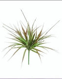 Artificial Flora-14 inch Artificial PVC Wild Grass Bush in Green and Burgundy-Silk Plants Canada