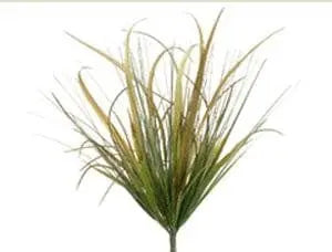 21 inch PVC Onion Grass Bush Brown Green for Indoor and Outdoor Silk Plants Canada