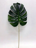 28 inch Artificial PVC Monstera or Split Leaf Spray Silk Plants Canada