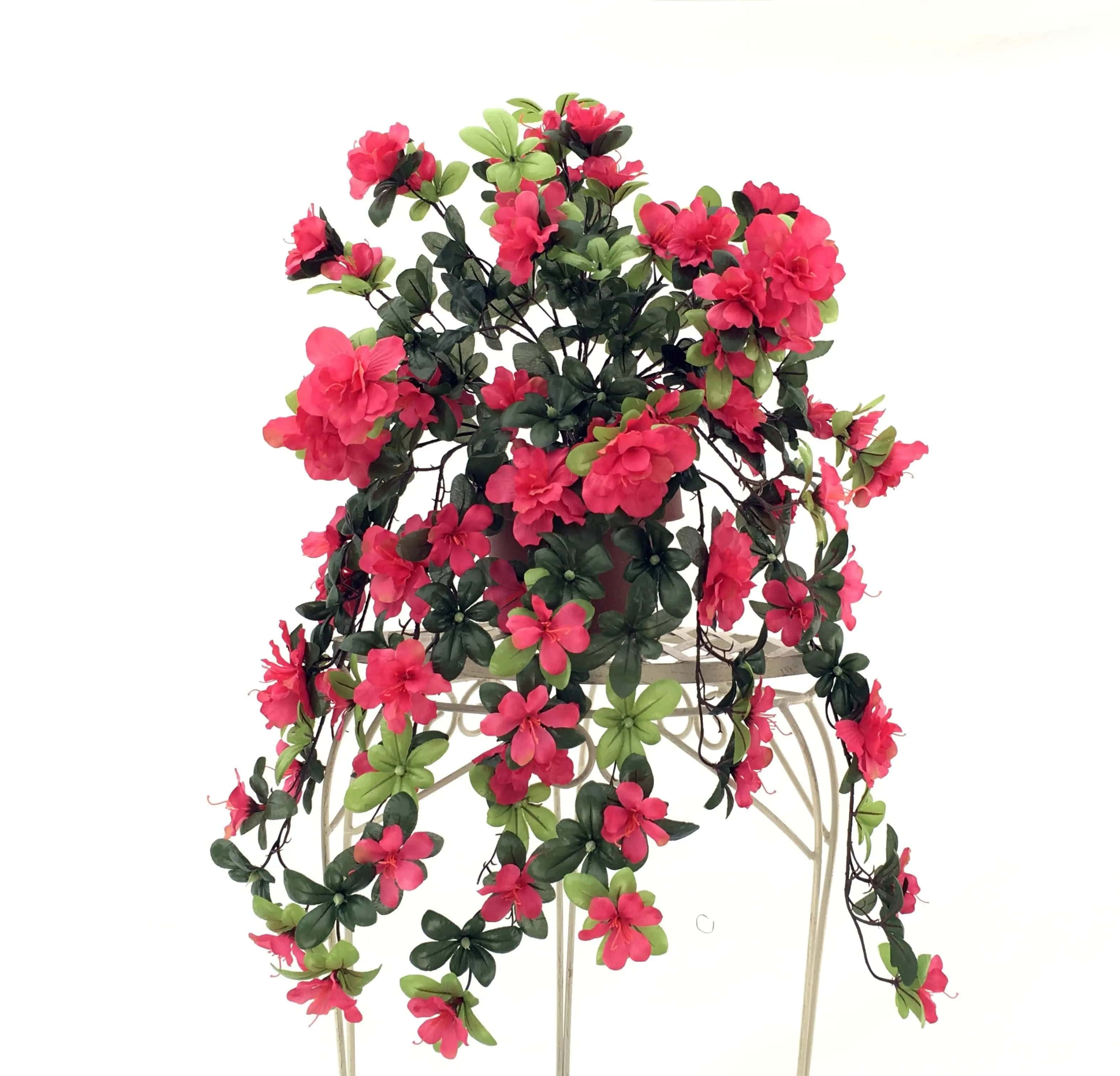 32-inch Artificial Silk Azalea Ivy Trailing Bush Vine Beauty Silk Plants Canada