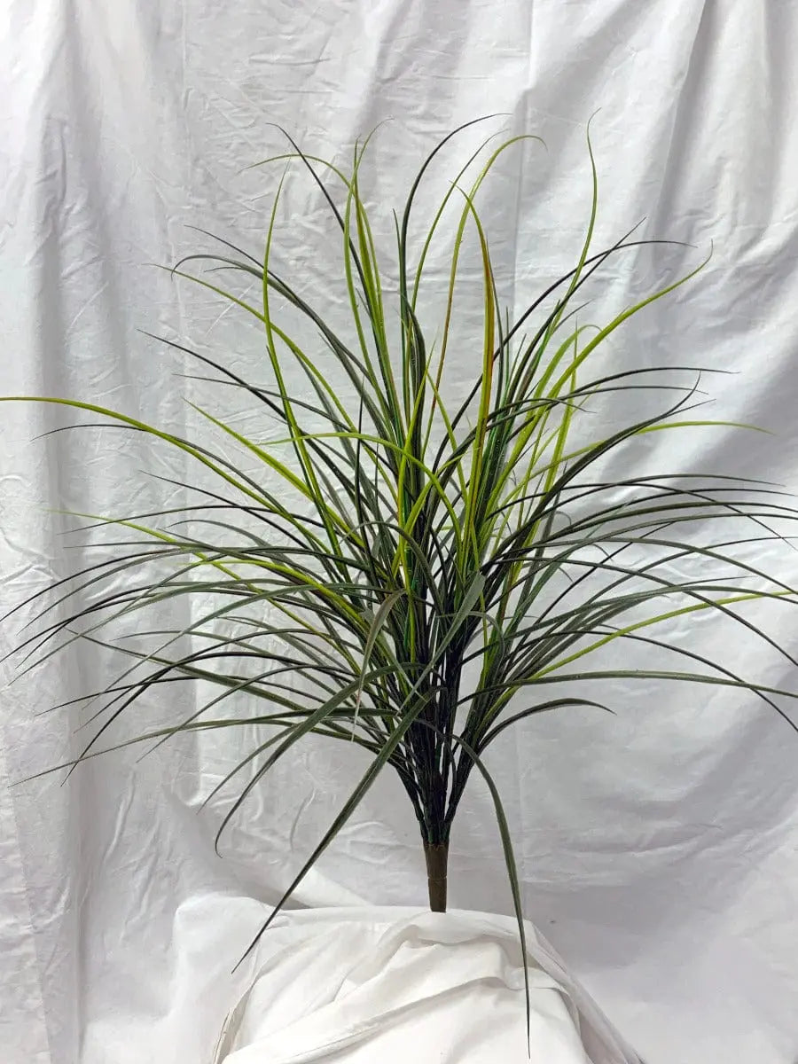 35-inch Artificial Plastic Grass Bush Green Red for Indoor and Outdoor Silk Plants Canada