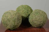 7 inch Green Moss Balls Set of 3 Balls