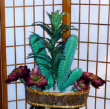 Artificial PVC Column Cactus Arrangement Silk Plants Canada