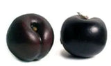 Artificial Plum Fruit Black Burgundy