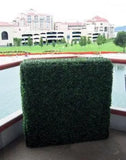 Artificial Boxwood Hedge UV Rated 40x10x10 inches for Indoor and Outdoor Privacy